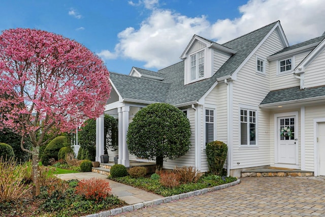 13 Bryan Rd, Norwalk, CT 06853 - view of front of property featuring roof with shingles