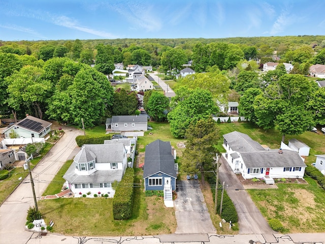27 Prospect Ave, East Lyme, CT 06357 - aerial view of residential area with a forest