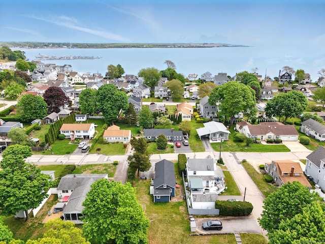 27 Prospect Ave, East Lyme, CT 06357 - aerial view of residential area featuring a large body of water