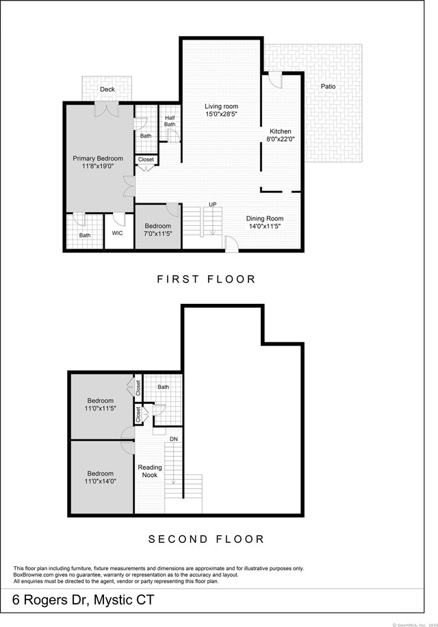6 Rogers Dr, Stonington, CT 06355 - home floor plan