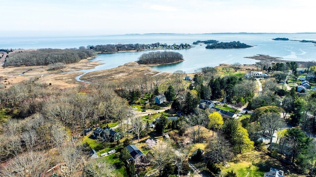 6 Rogers Dr, Stonington, CT 06355 - aerial overview of property's location featuring a nearby body of water