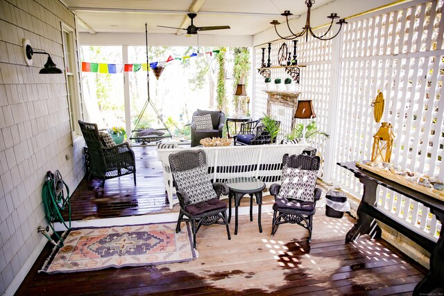 6 Rogers Dr, Stonington, CT 06355 - view of sunroom