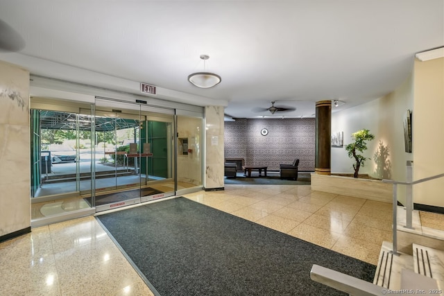 view of community lobby