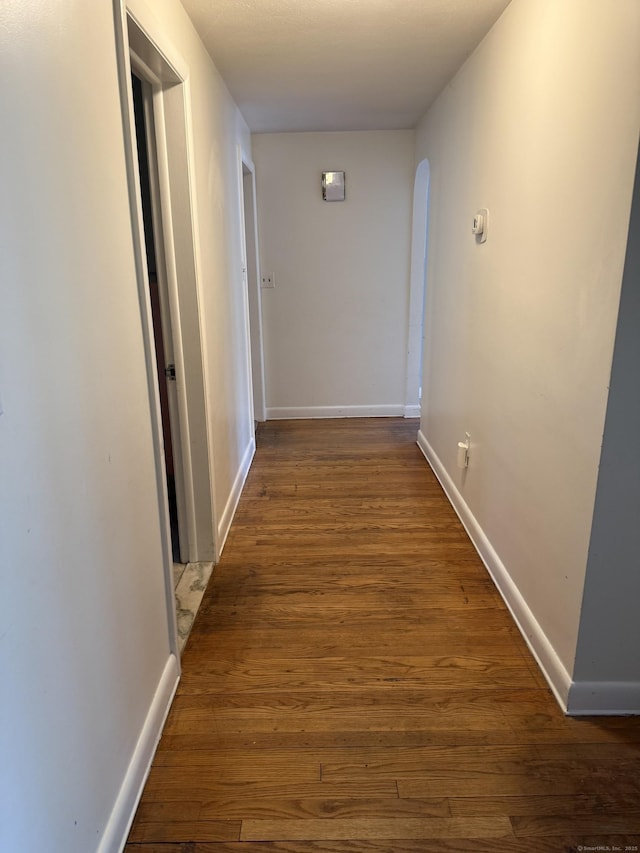 278 Dudley Town Rd, Windsor, CT 06095 - corridor with wood finished floors and baseboards