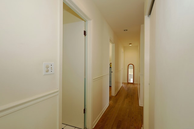 45 Wayside Ln, Redding, CT 06896 - hall with light wood-style flooring and recessed lighting