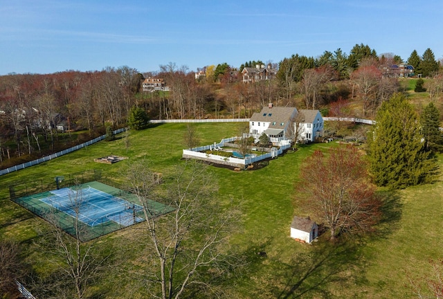 37 Giles Hill Rd, Redding, CT 06896 - birds eye view of property