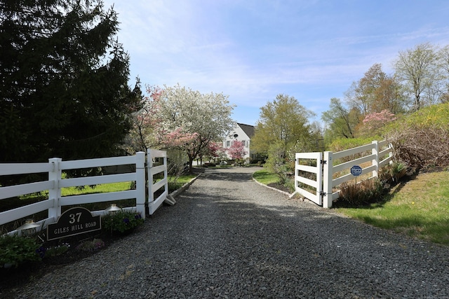 37 Giles Hill Rd, Redding, CT 06896 - view of road with driveway