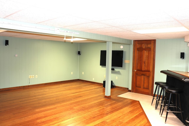 1 Sunrise Cir, Enfield, CT 06082 - finished below grade area with baseboards and light wood-style floors