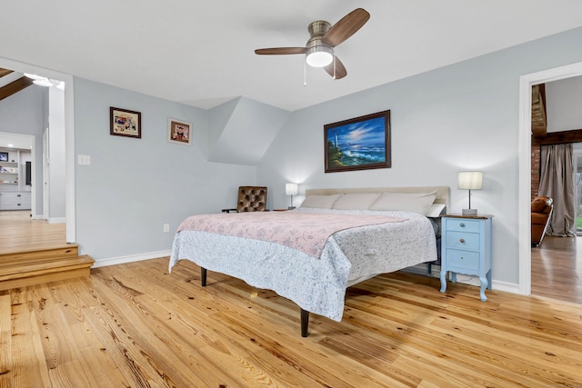 15 Briarwood Dr, Guilford, CT 06437 - bedroom featuring light wood-type flooring and a ceiling fan
