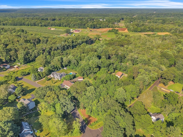15 Briarwood Dr, Guilford, CT 06437 - aerial view of property and surrounding area with a heavily wooded area