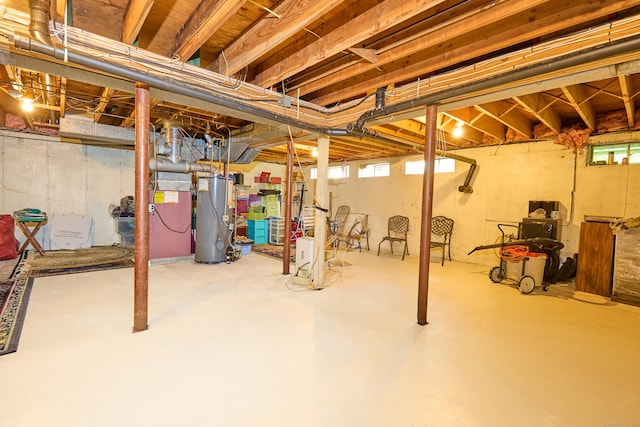 581 Oxford Rd, Oxford, CT 06478 - basement with water heater
