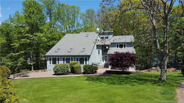 210 Founders Way, Stratford, CT 06614 - rear view of house with a yard and roof with shingles