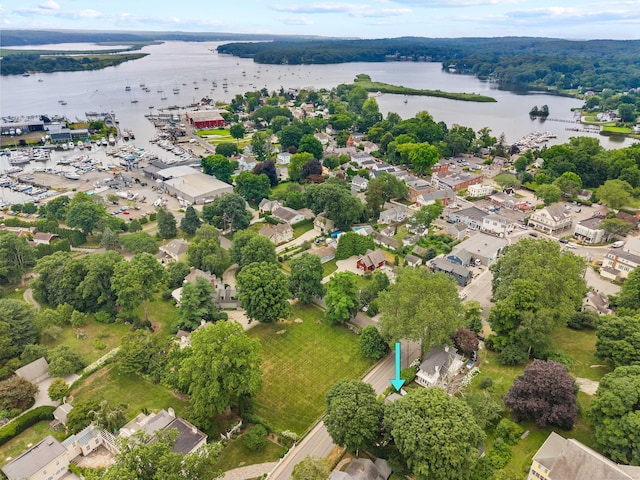 16 N Main St, Essex, CT 06426 - drone / aerial view of a large body of water