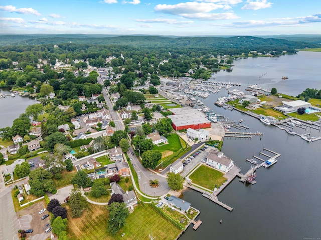 16 N Main St, Essex, CT 06426 - aerial view of property's location featuring a nearby body of water and a marina