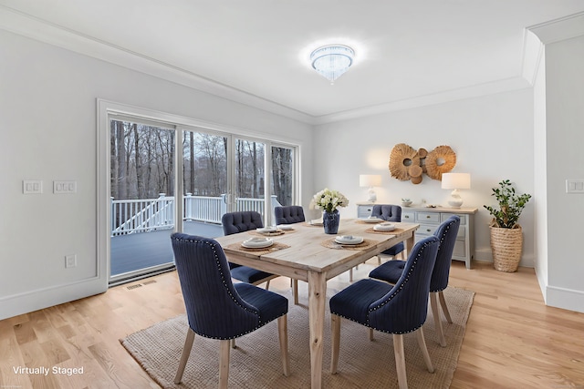 8 Fox Run, Monroe, CT 06468 - dining room with baseboards and light wood-style flooring