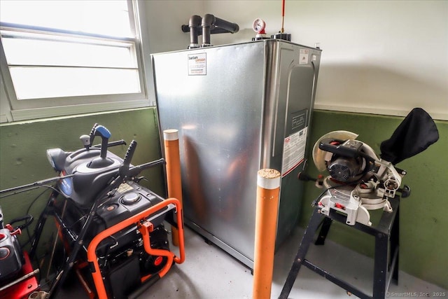 utilities featuring water heater