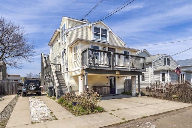 38 Elaine Rd, Milford, CT 06460 - townhome / multi-family property featuring a deck and stairs