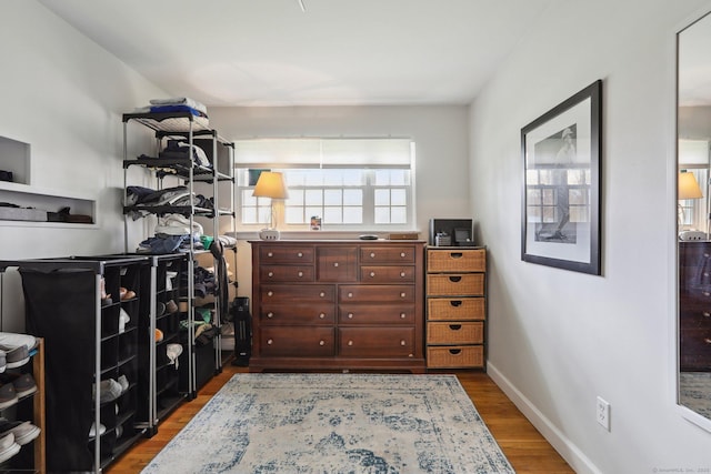 42 Stonecrop Rd, Norwalk, CT 06851 - bedroom with baseboards and wood finished floors