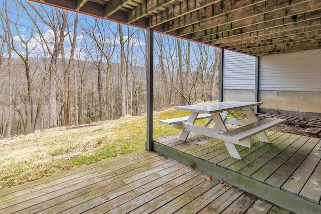 190 Thoreau Dr, Shelton, CT 06484 - wooden deck with a view of trees