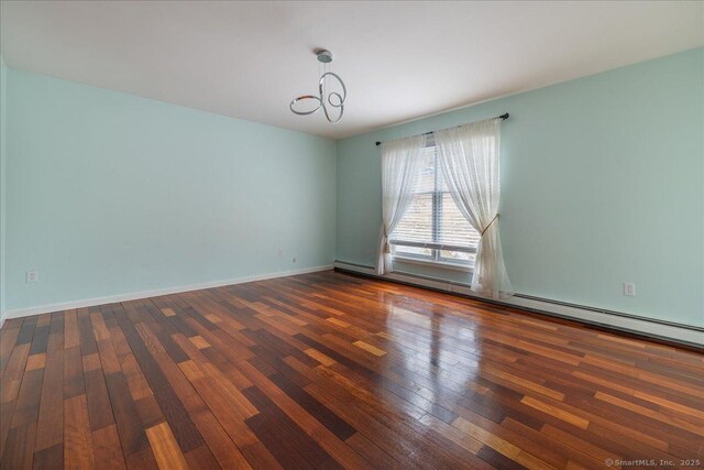 190 Thoreau Dr, Shelton, CT 06484 - spare room featuring hardwood / wood-style floors and baseboards