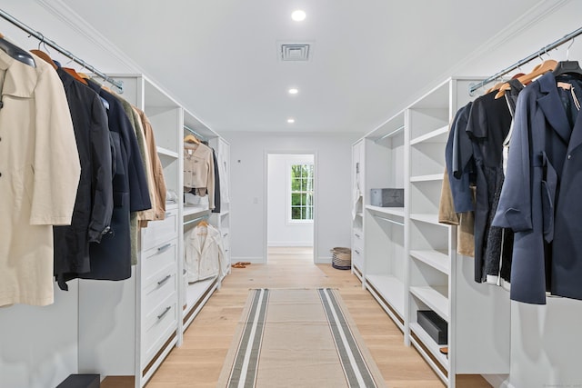 148 W Hills Rd, New Canaan, CT 06840 - walk in closet featuring light wood-style floors