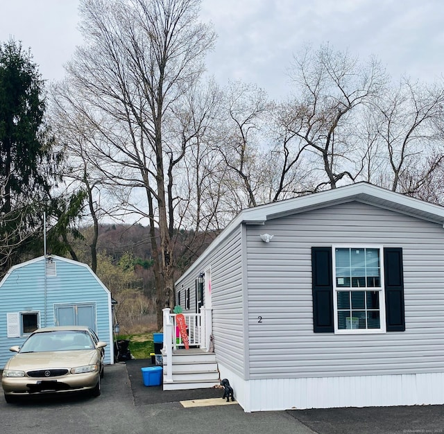 view of side of property