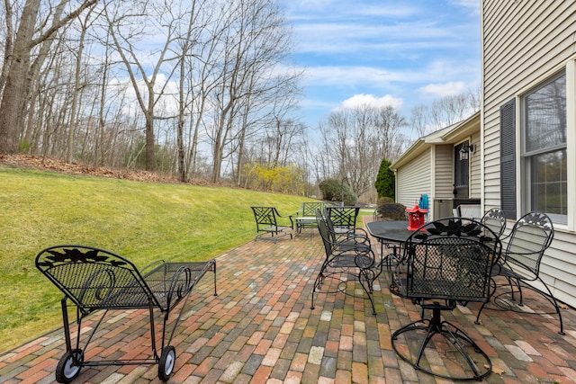 view of patio / terrace with outdoor dining space