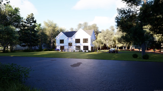 4 Old Neversink Rd, Danbury, CT 06811 - view of front of home with a front lawn