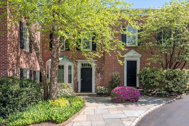 2 Mead St Unit 20, New Canaan, CT 06840 - view of front facade with brick siding