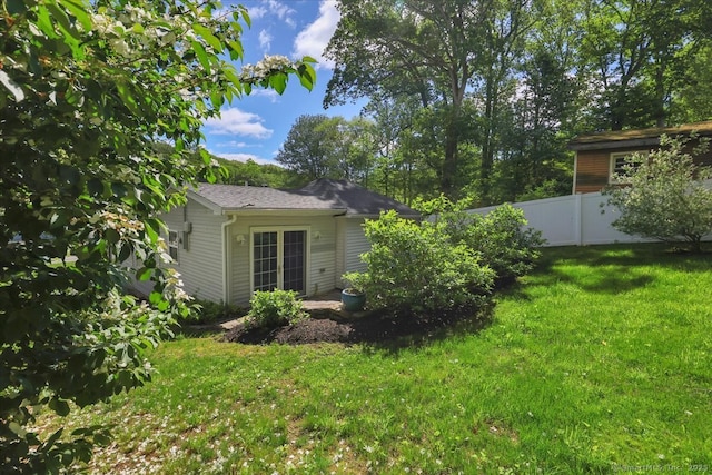 538 Winthrop Rd Unit 5, Deep River, CT 06417 - view of yard with french doors