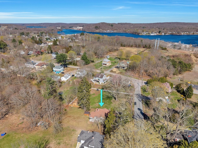 34 Power House Rd, Montville, CT 06382 - drone / aerial view with a water view