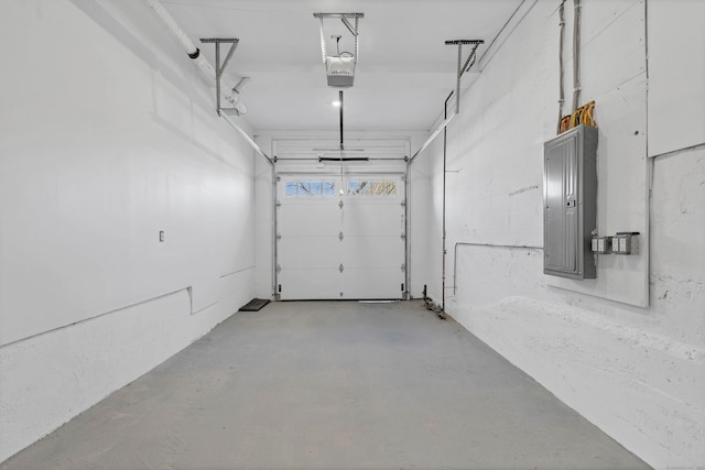 34 Power House Rd, Montville, CT 06382 - garage with a garage door opener and electric panel