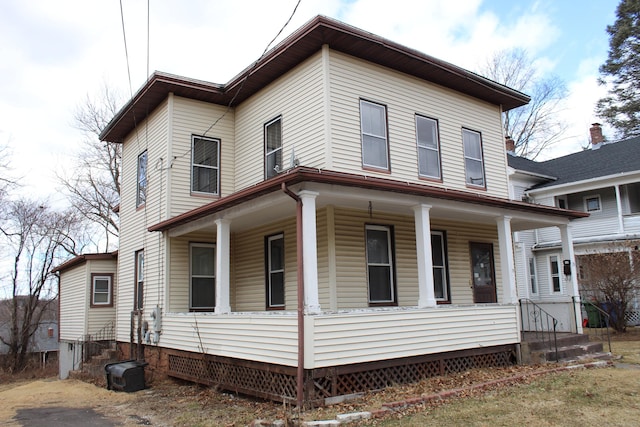 15 Wall St, Middletown, CT 06457 - view of front of house with a porch