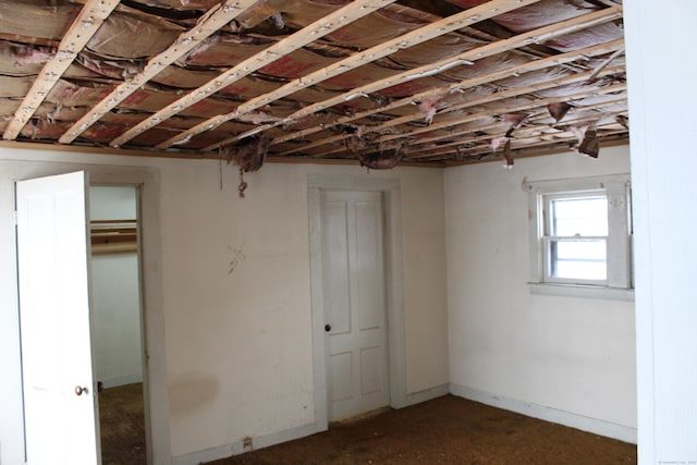 15 Wall St, Middletown, CT 06457 - below grade area featuring baseboards