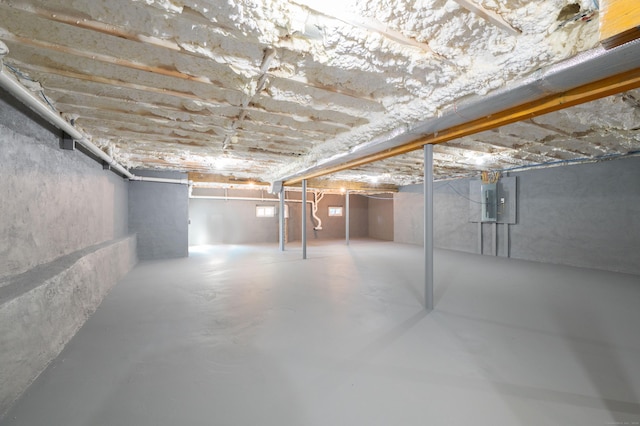 43 Moose Hill Rd, Trumbull, CT 06611 - unfinished basement featuring electric panel