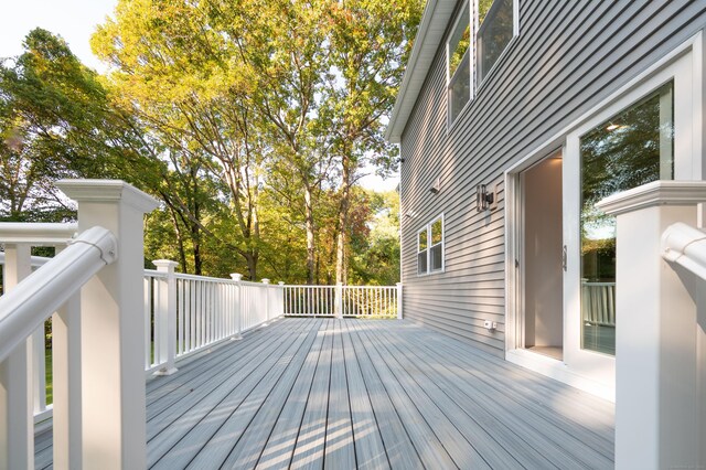 43 Moose Hill Rd, Trumbull, CT 06611 - view of wooden terrace