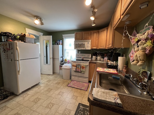 21-23 Elm St, Derby, CT 06418 - kitchen with white appliances and a sink