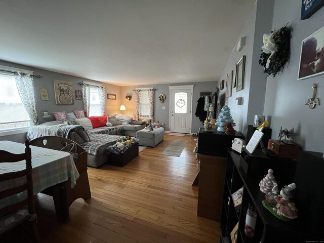 21-23 Elm St, Derby, CT 06418 - living area featuring light wood finished floors