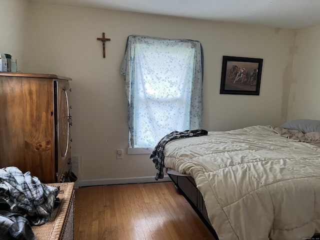 21-23 Elm St, Derby, CT 06418 - bedroom with hardwood / wood-style floors and baseboards
