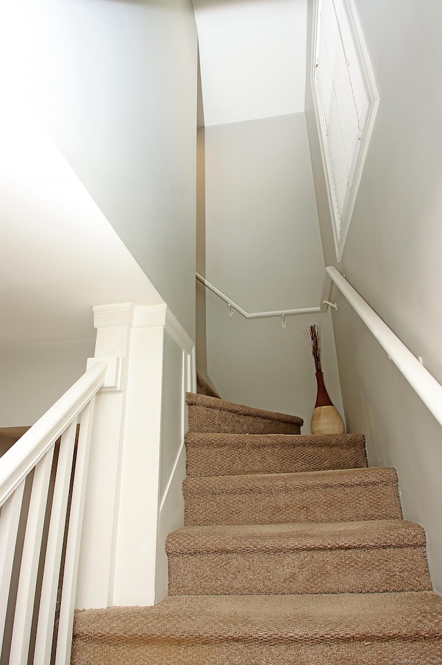 view of staircase