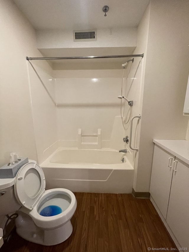 75 Washington Ave Unit 4207, Hamden, CT 06518 - bathroom with toilet, wood finished floors,  shower combination, and vanity