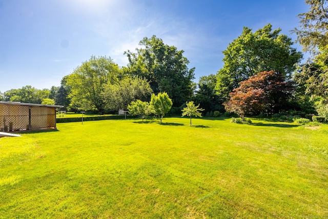 31 Mountain View Dr, Rocky Hill, CT 06067 - view of green lawn with view of scattered trees