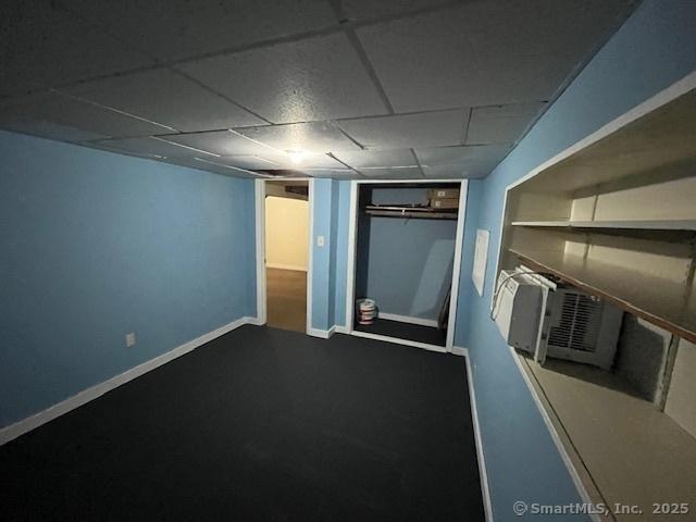 5 Stone Ct, Ledyard, CT 06335 - finished basement featuring baseboards and a drop ceiling