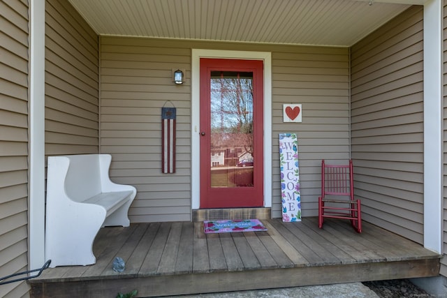 view of property entrance