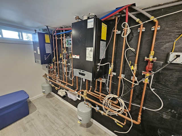 view of utility room