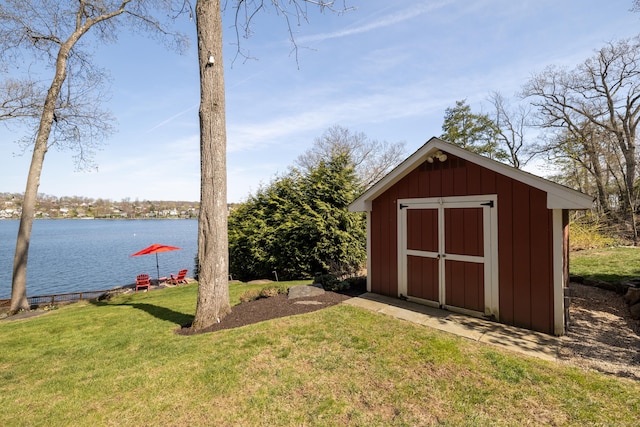 3 Willow Ln, New Fairfield, CT 06812 - view of shed featuring a water view