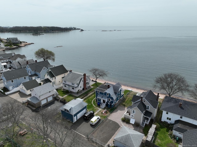 15 Beckett Ave, Branford, CT 06405 - aerial view featuring a water view and a residential view