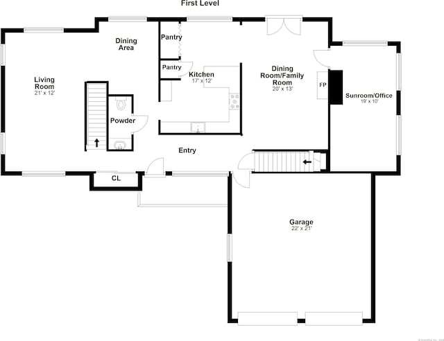 2 Donald Dr, Westport, CT 06880 - property floor plan