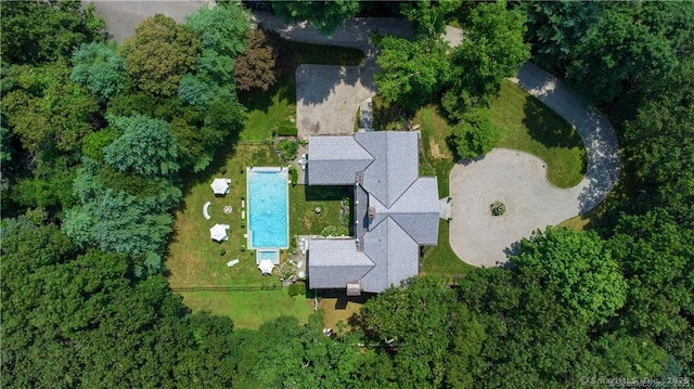5 Northside Ln, Westport, CT 06880 - aerial view of property's location with a pool area