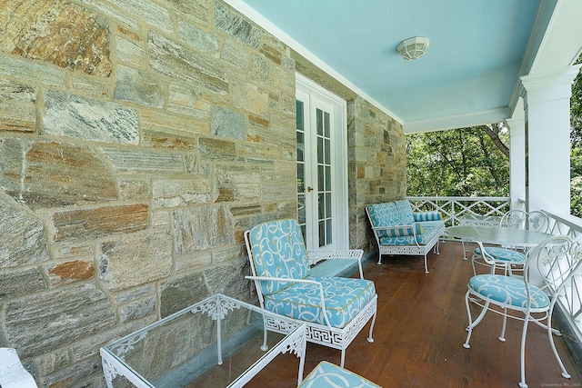 5 Northside Ln, Westport, CT 06880 - balcony with french doors